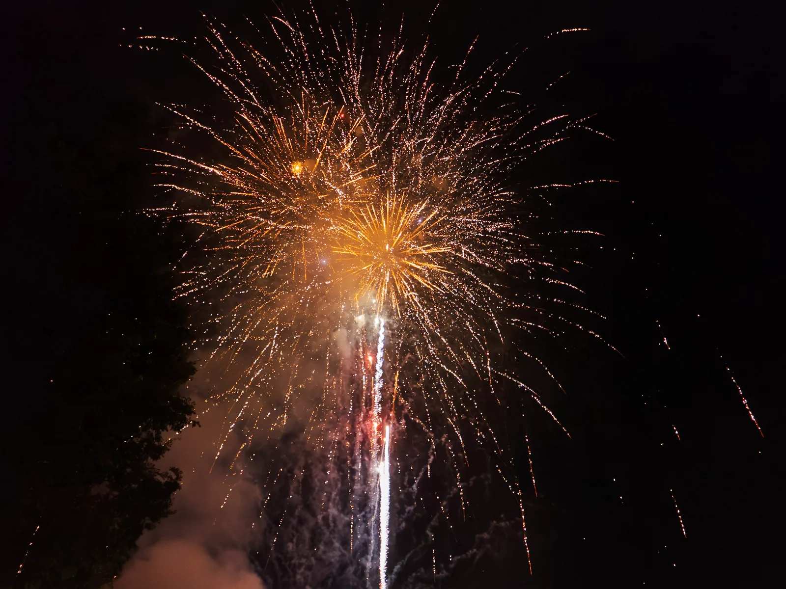 The grand finale lighting up the whole sky